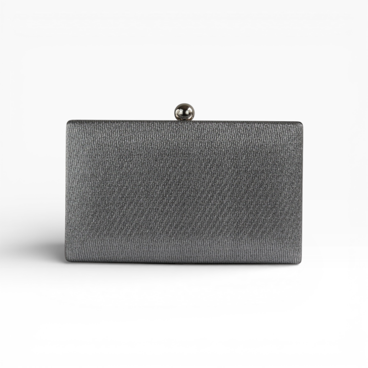 Bolsa de Festa Clutch Prata Grafite