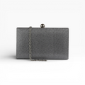 Bolsa de Festa Clutch Prata Grafite