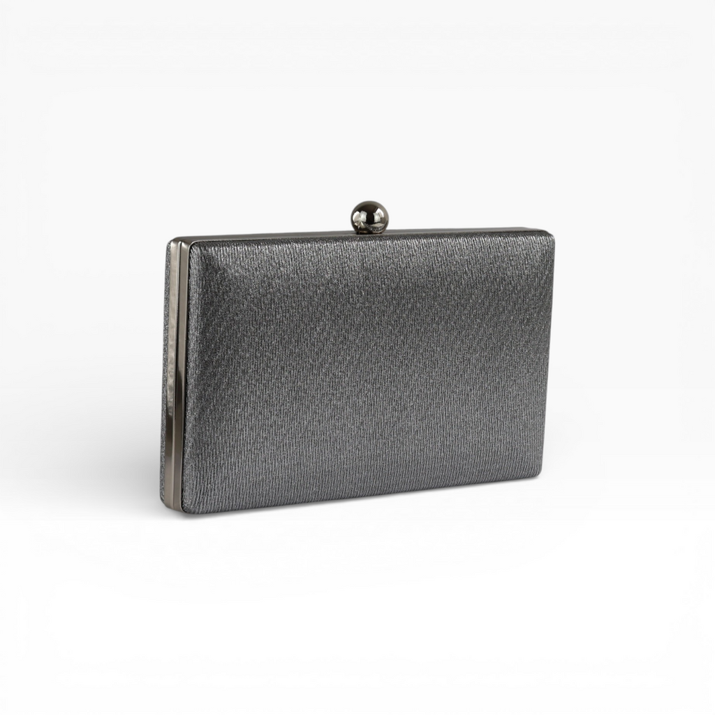 Bolsa de Festa Clutch Prata Grafite