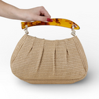 Bolsa Festa Pouch Palha Bege