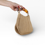 Bolsa Festa Pouch Palha Bege