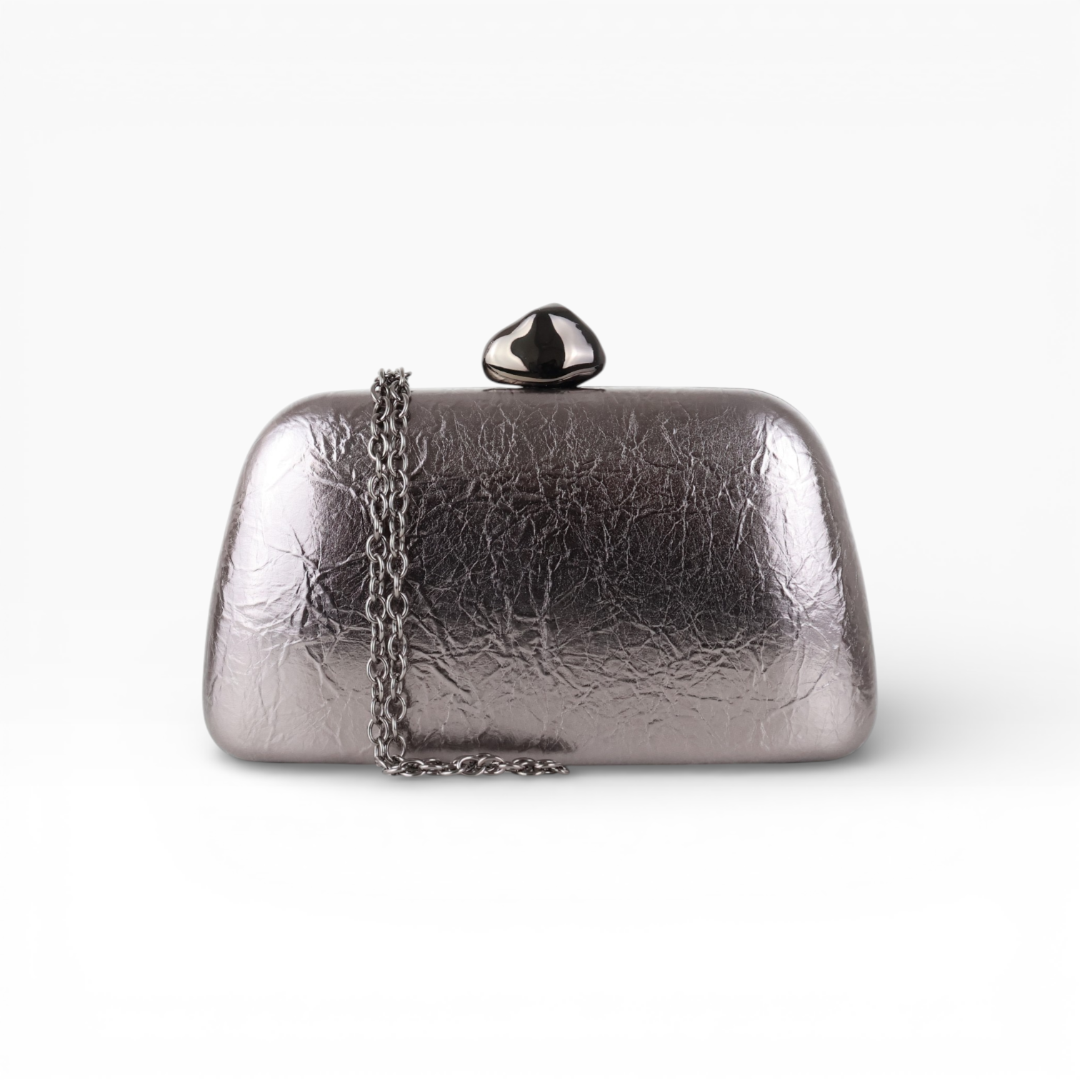 Bolsa Clutch Festa Prata Envelhecida