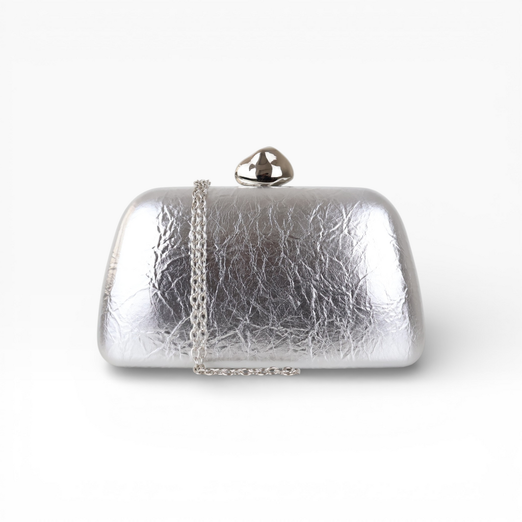 Bolsa Clutch Festa Prata
