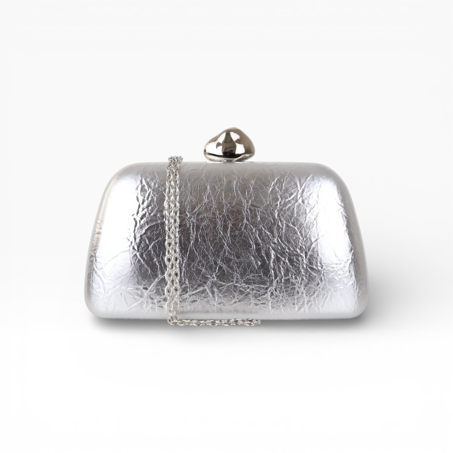 Bolsa Clutch Festa Prata