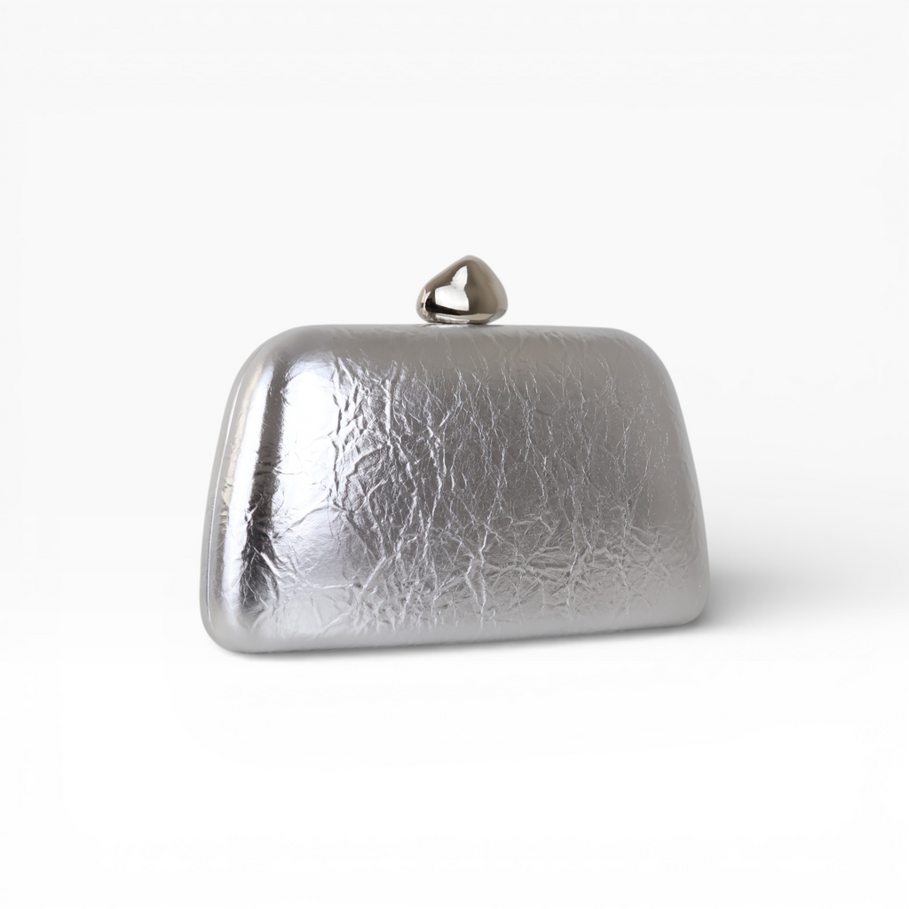 Bolsa Clutch Festa Prata