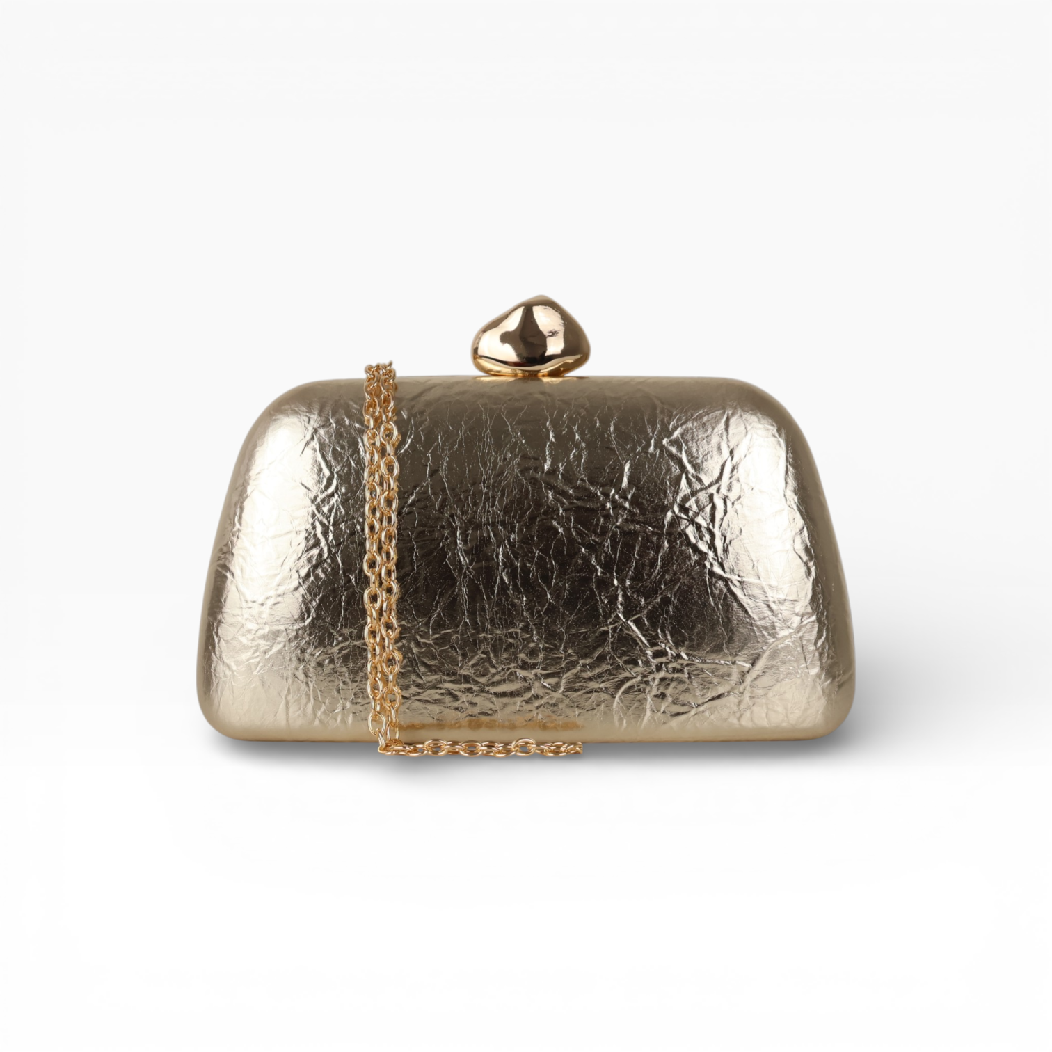 Bolsa Clutch Festa Dourada
