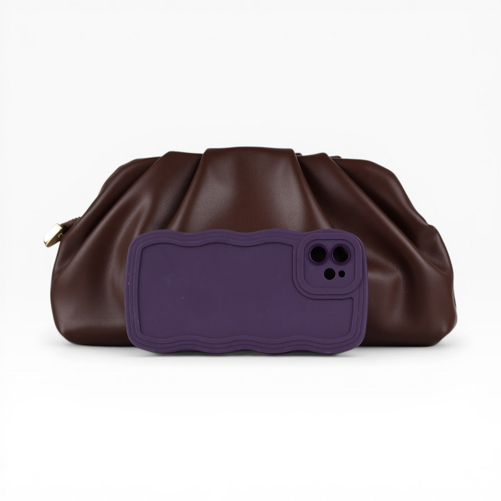 Bolsa Festa Pouch Courvin Marrom