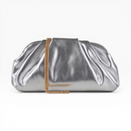 Bolsa Festa Pouch Courvin Prata - ReUse