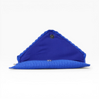 Bolsa Carteira Envelope de Palha Azul