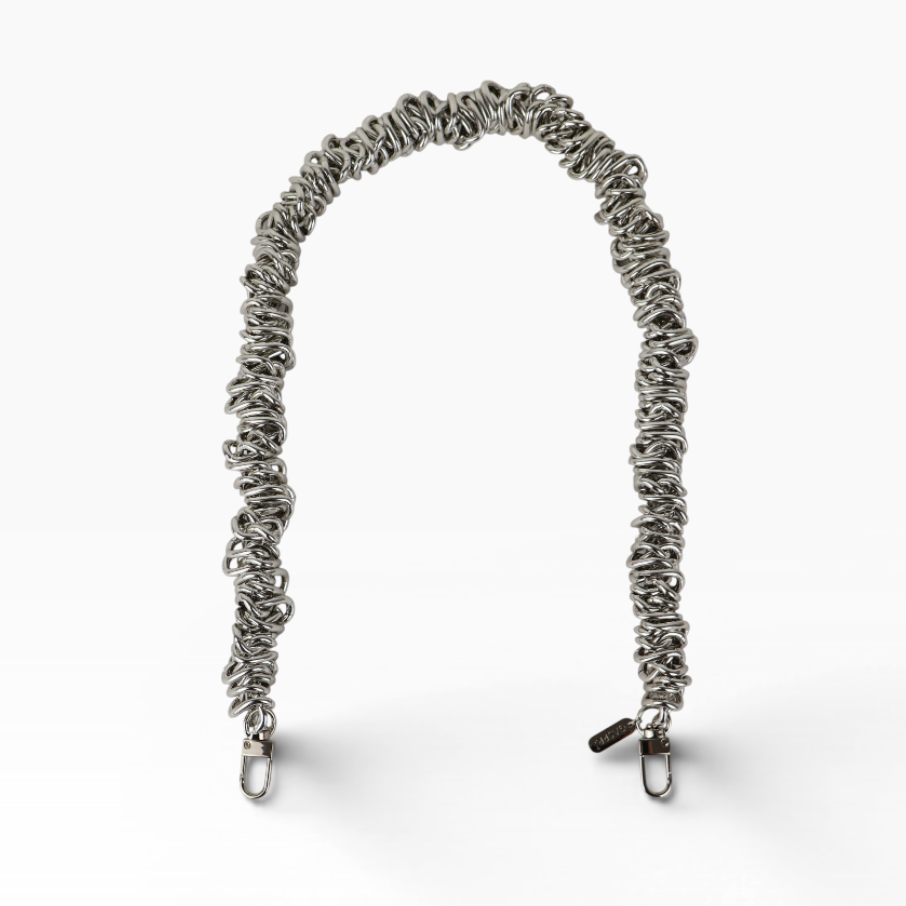 Alça de Ombro Elos - Prateada