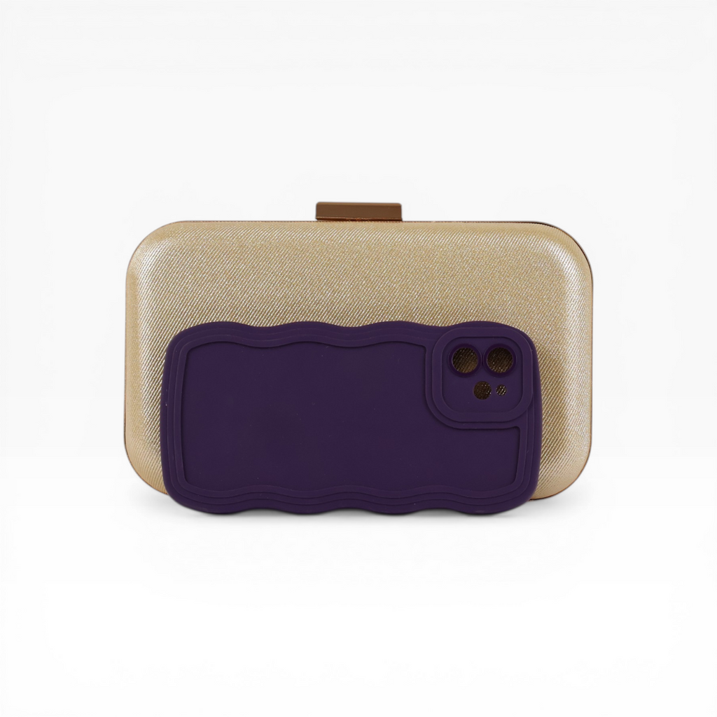 Bolsa Clutch Festa Dourada - ReUse