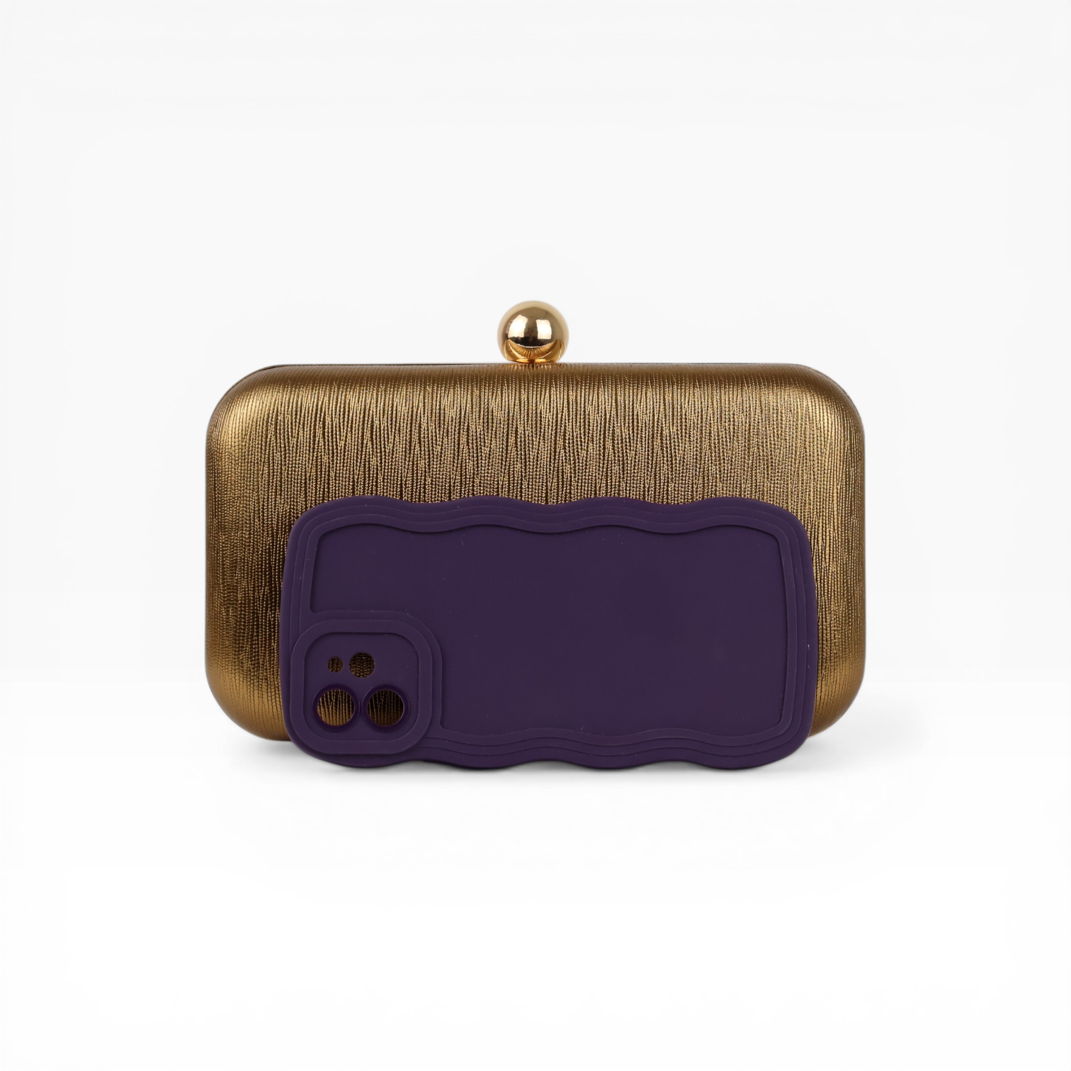 Bolsa Clutch Festa Ouro Velho