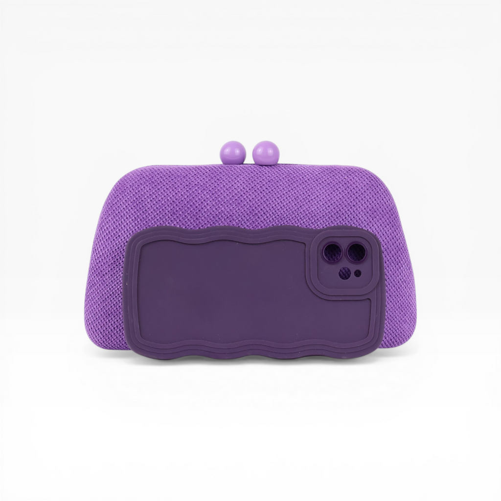Bolsa de Festa Clutch Lilás