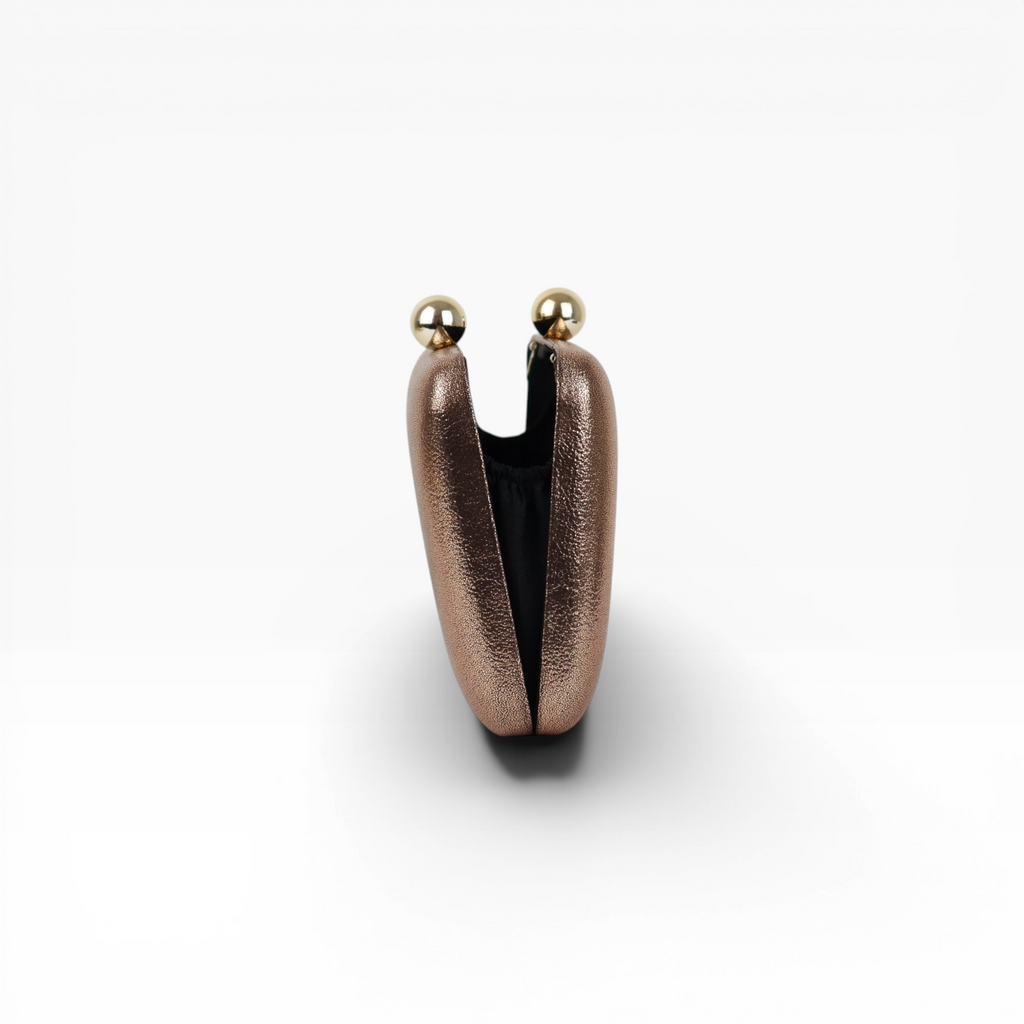 Bolsa de Festa Clutch Bronze