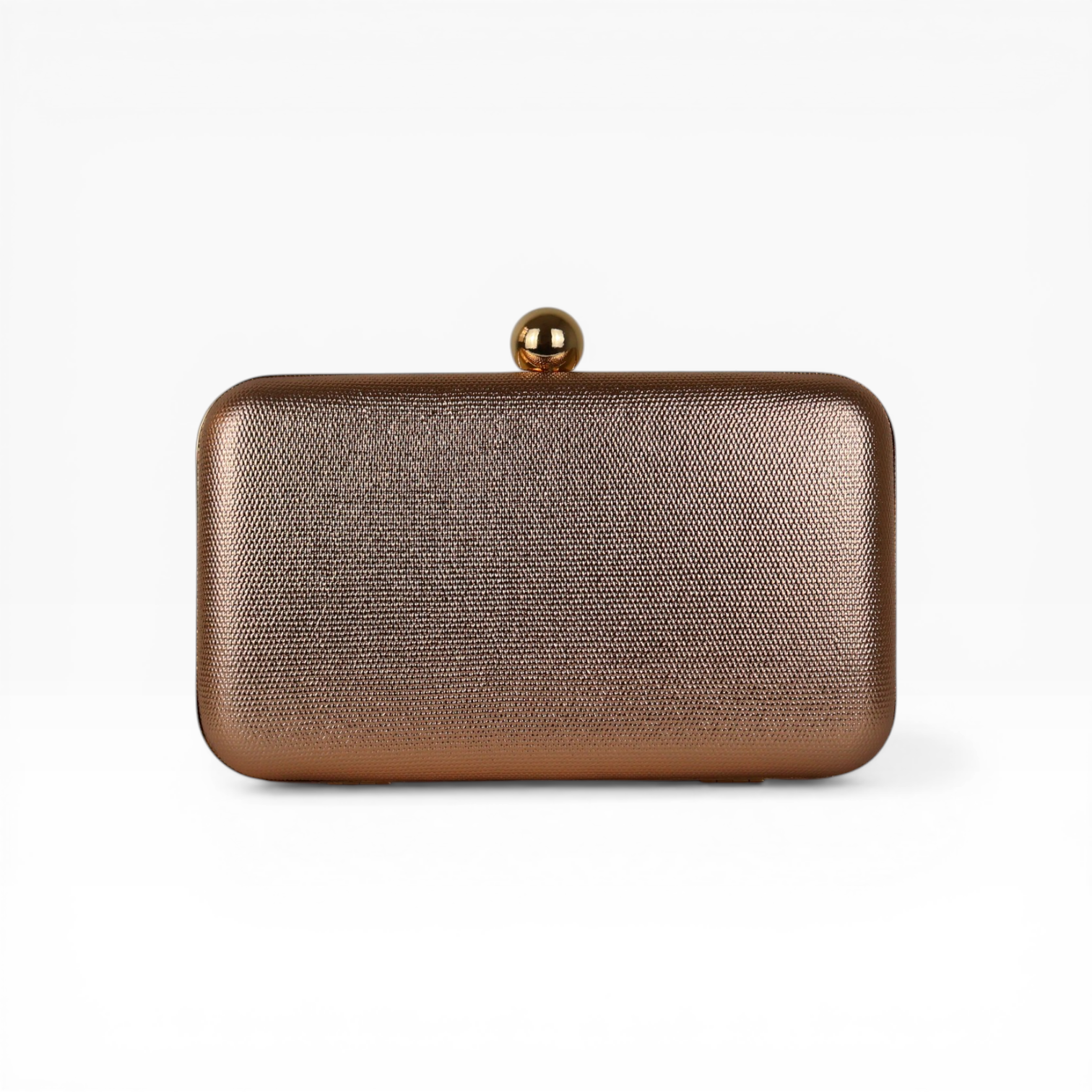 Bolsa de Festa Clutch Rose Gold