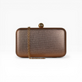 Bolsa de Festa Clutch Rose Gold