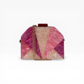 Bolsa de Festa Clutch Acrílico Rosa
