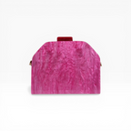 Bolsa de Festa Clutch Acrílico Rosa