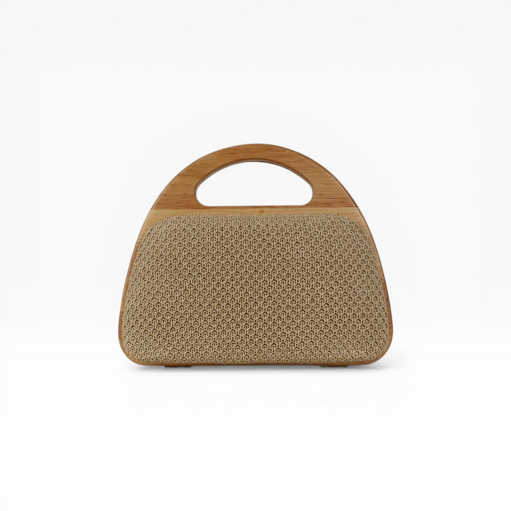 Bolsa de Mão Clutch Festa Palha Bege