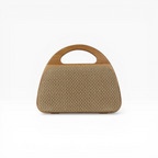 Bolsa de Mão Clutch Festa Palha Bege