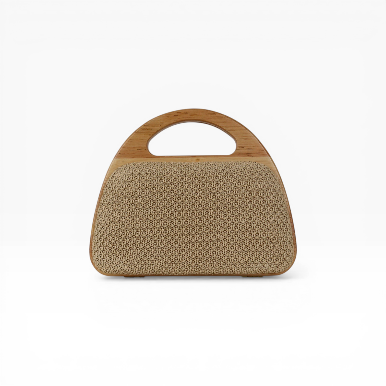 Bolsa de Mão Clutch Festa Palha Bege