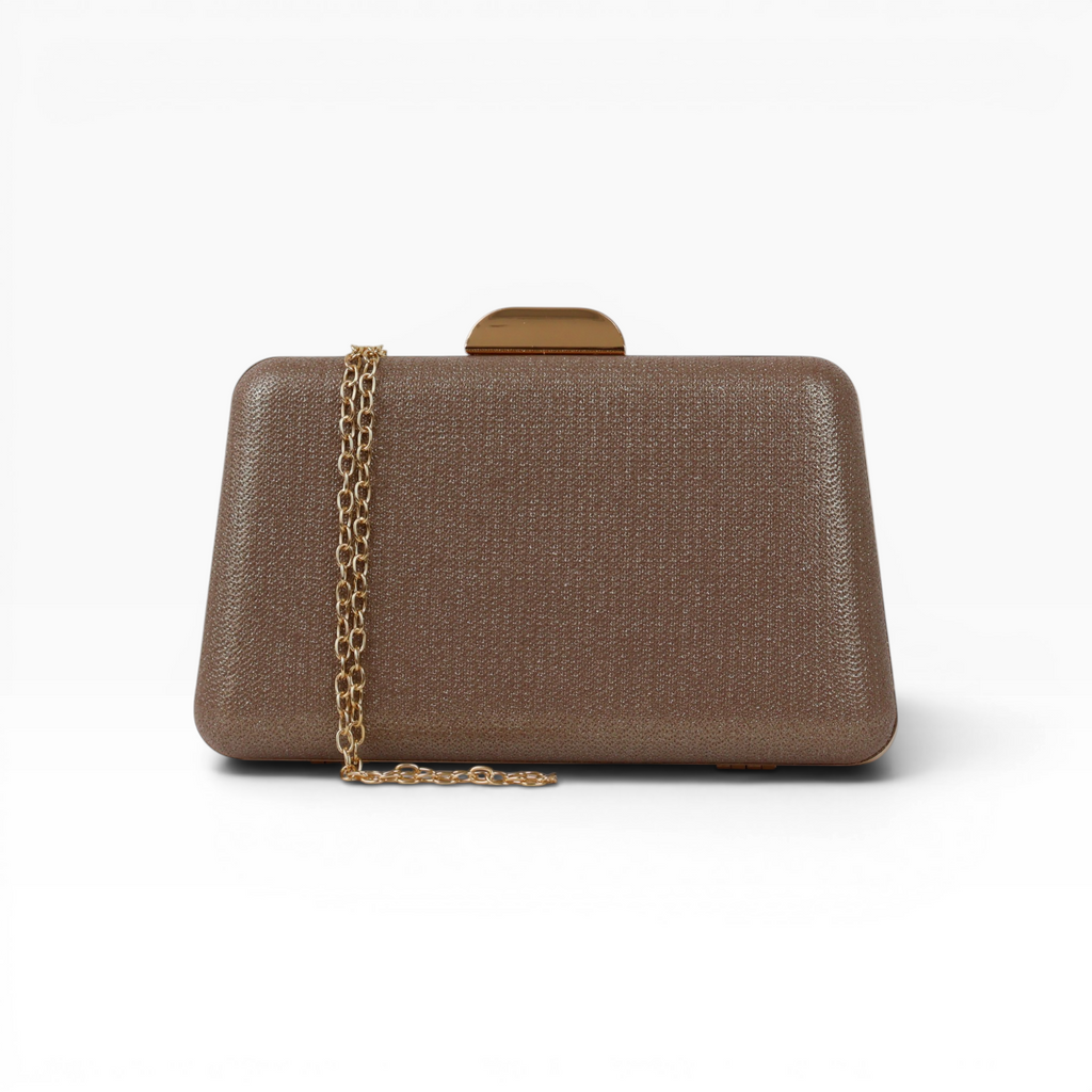 Bolsa Festa Clutch Rosê Gold