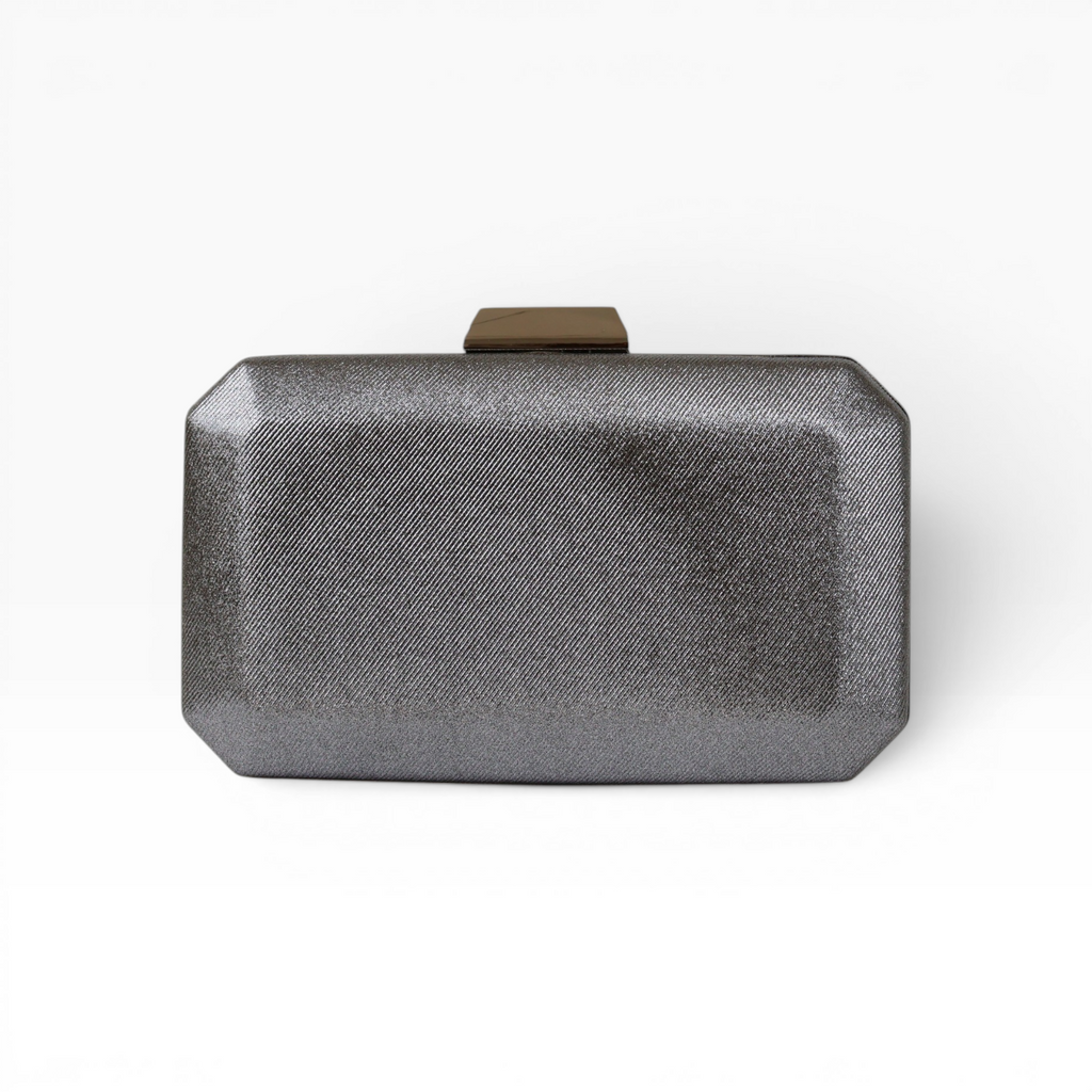Bolsa Clutch Festa Prata Grafite
