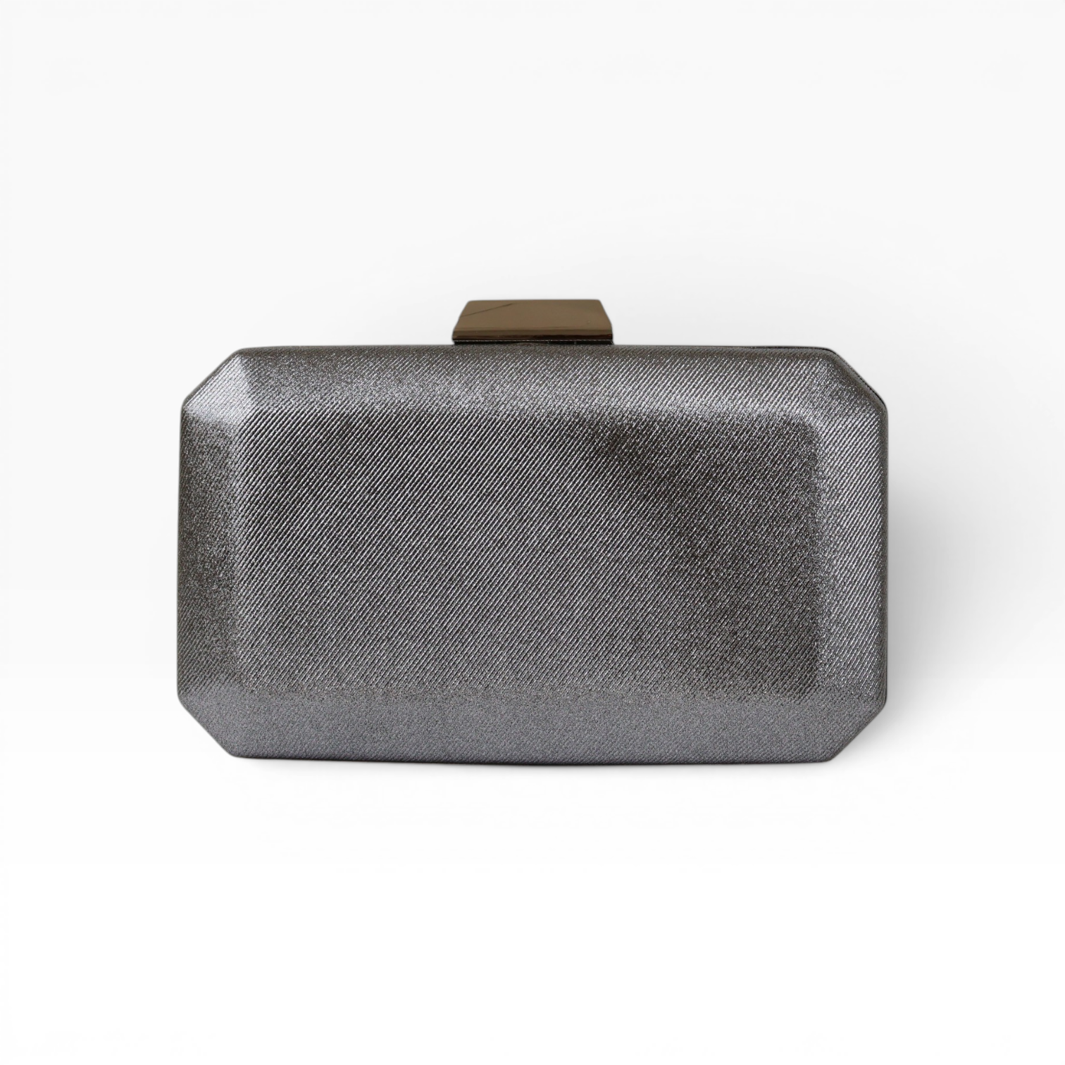 Bolsa Clutch Festa Prata Grafite