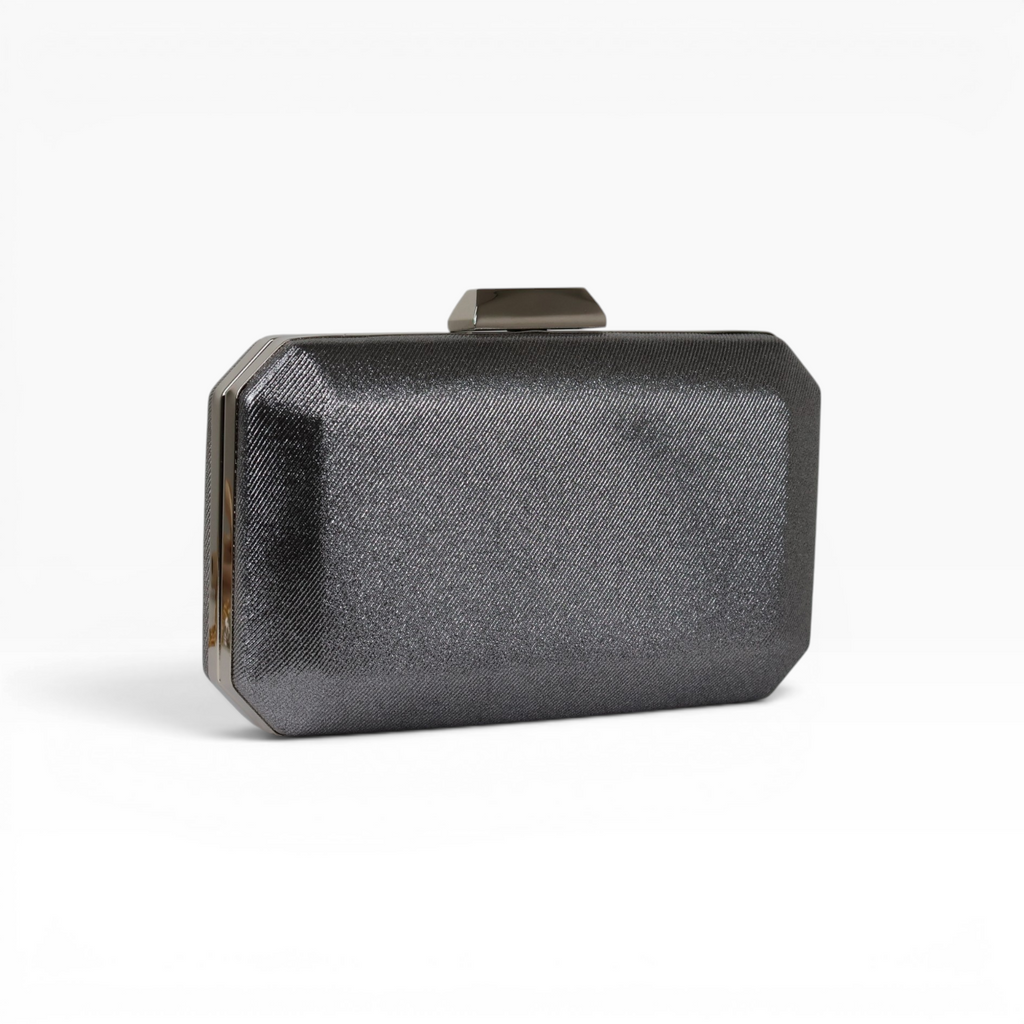 Bolsa Clutch Festa Prata Grafite