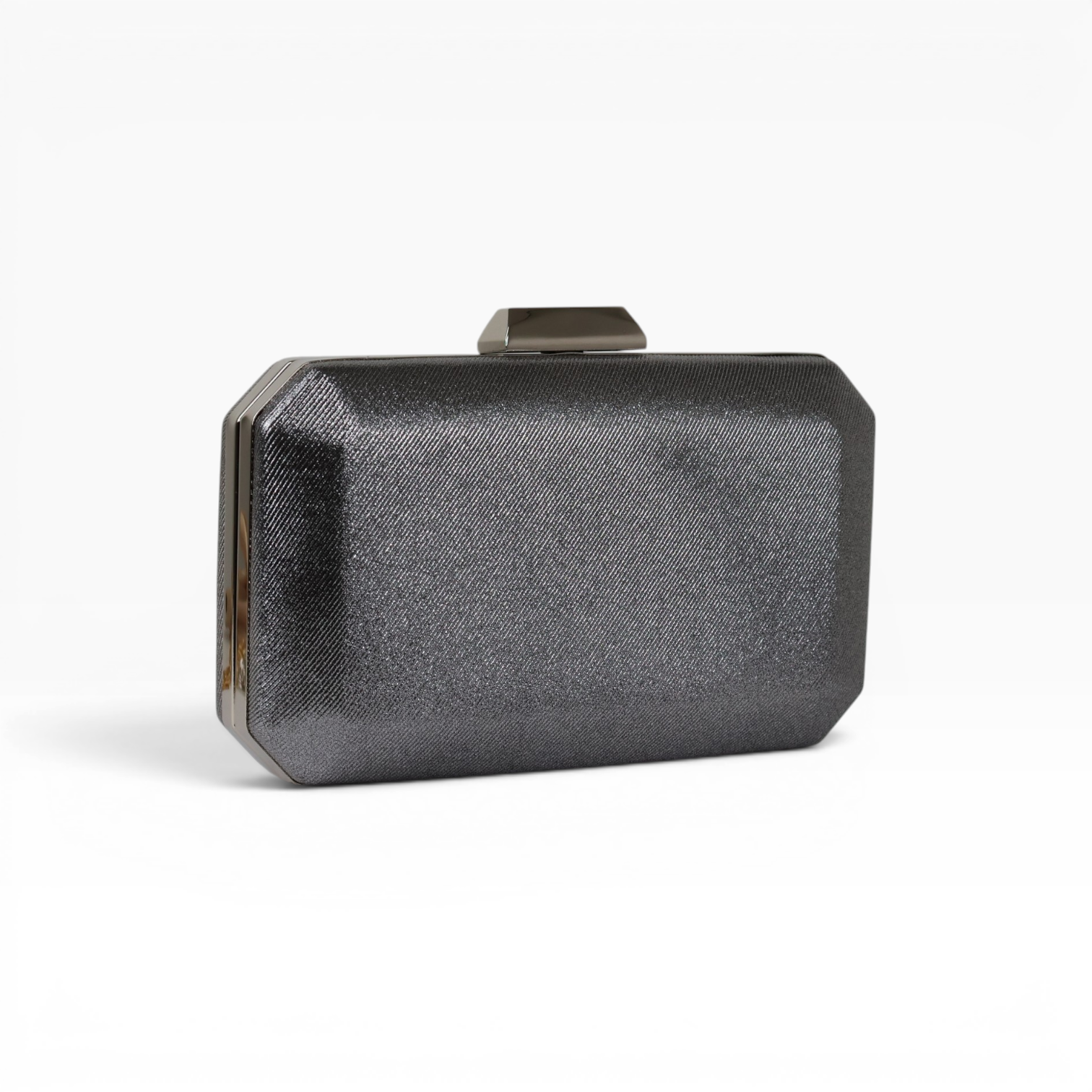 Bolsa Clutch Festa Prata Grafite