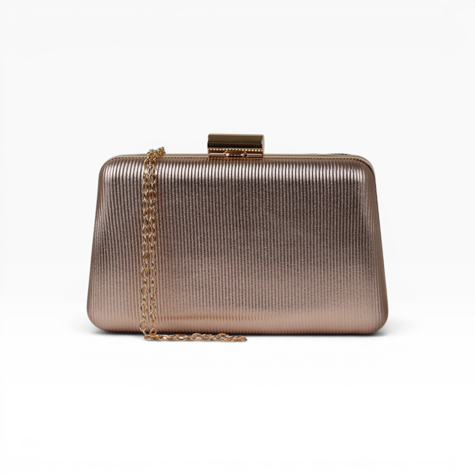 Bolsa Festa Clutch Rosê Gold