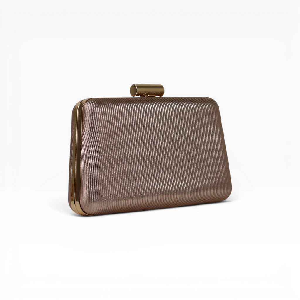Bolsa Festa Clutch Rosê Gold