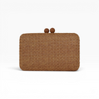 Bolsa Clutch Palha Marrom
