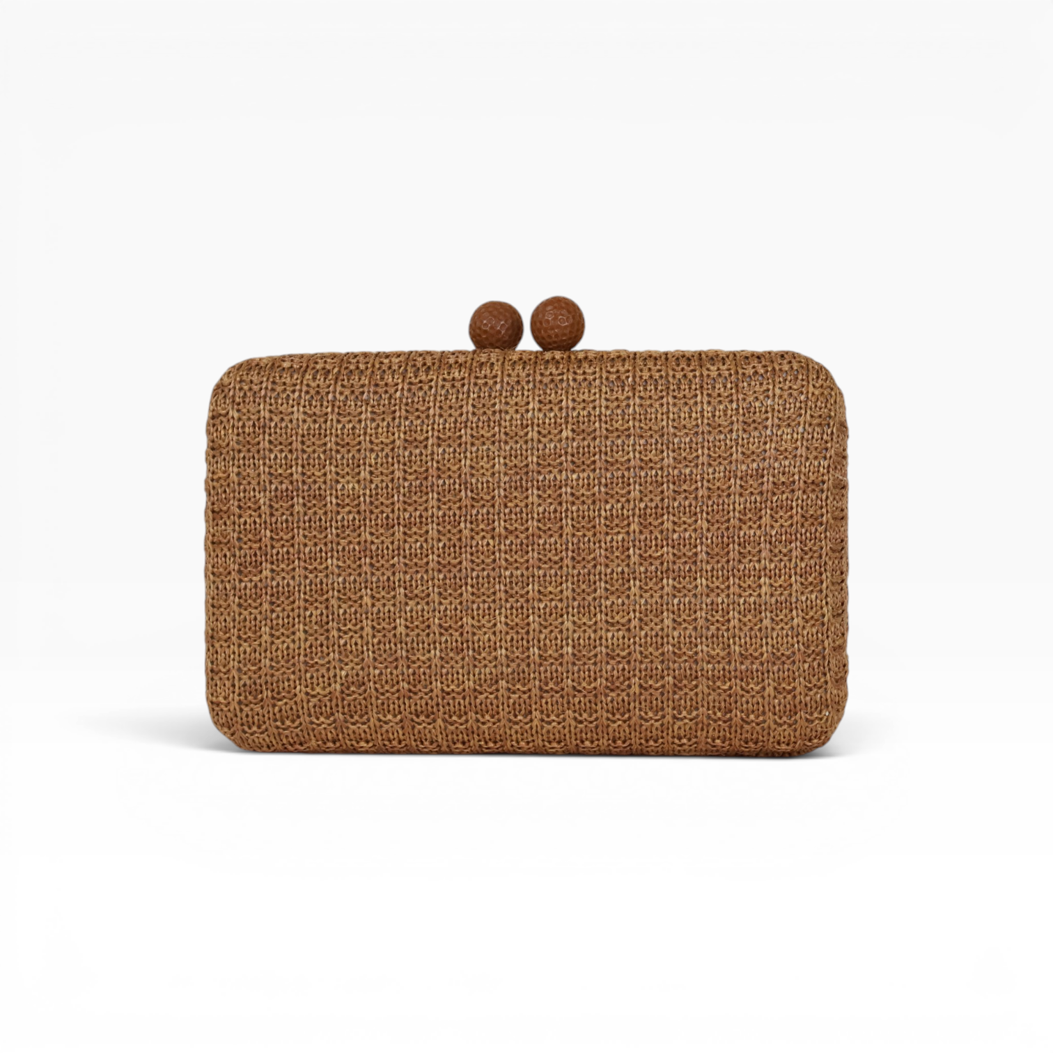 Bolsa Clutch Palha Marrom