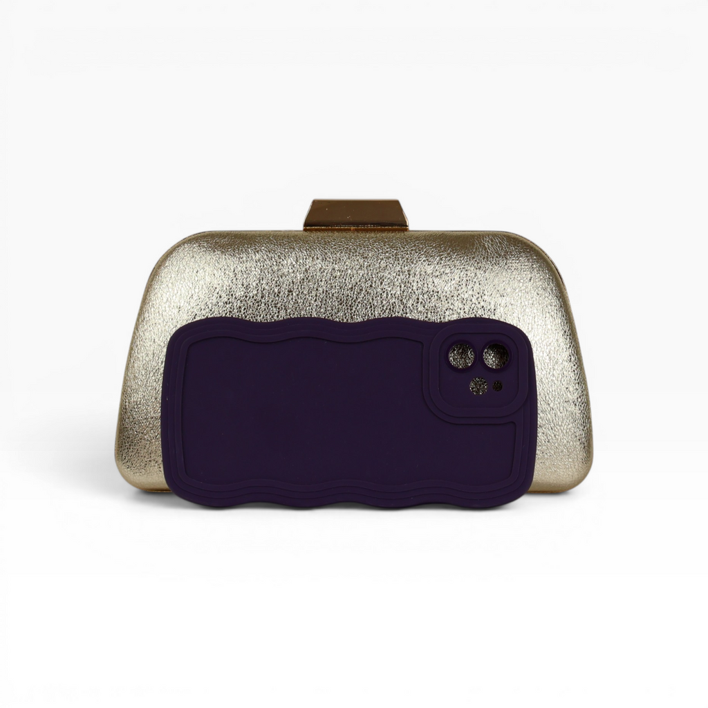 Bolsa Clutch Festa Dourada
