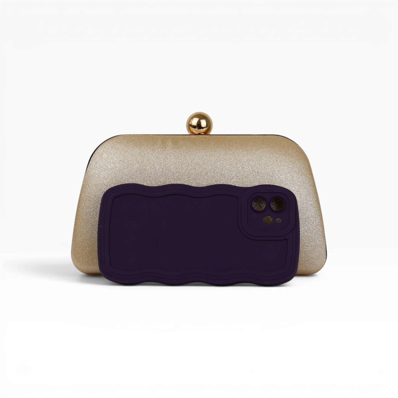 Bolsa Clutch Festa Dourada