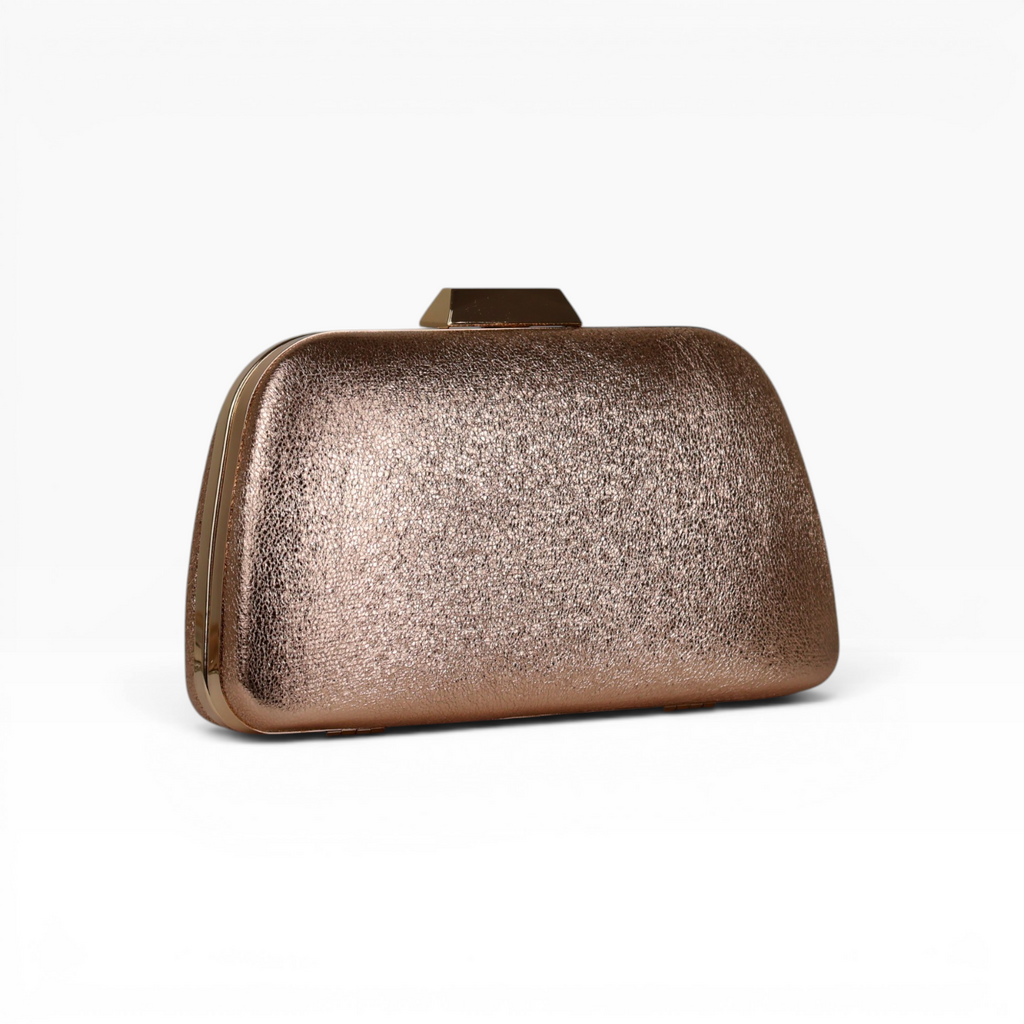 Bolsa Clutch Festa Rosê Gold