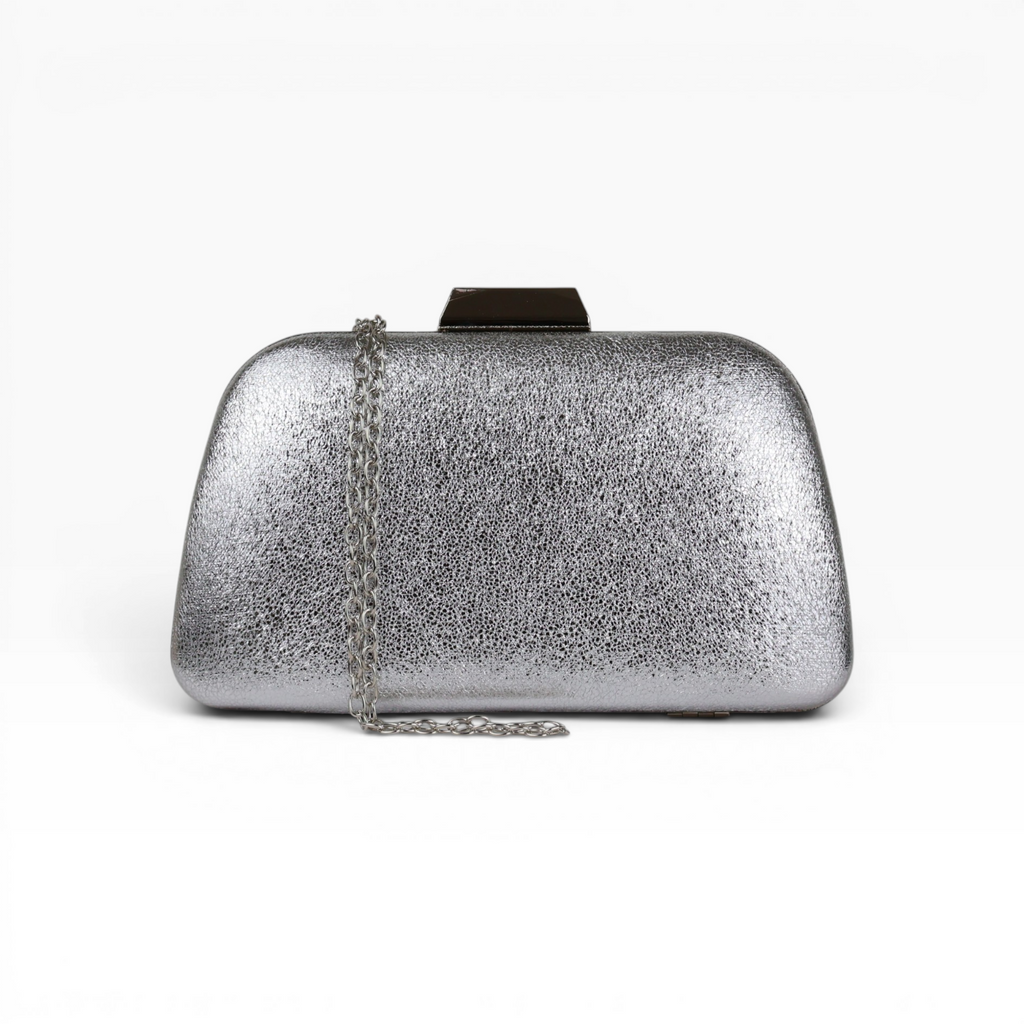 Bolsa Clutch Festa Prateada