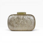 Bolsa Festa Clutch Acrílico Bege