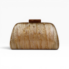 Bolsa Festa Clutch Acrílico Marrom - ReUse