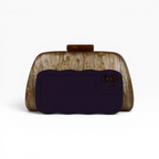 Bolsa Festa Clutch Acrílico Marrom - ReUse
