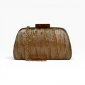 Bolsa Festa Clutch Acrílico Marrom - ReUse