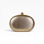 Bolsa Clutch Festa Oval Dourada - ReUse