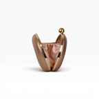 Bolsa Clutch Festa Oval Rose Gold