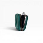 Bolsa Festa Clutch Tecido Acetinado Verde Esmeralda