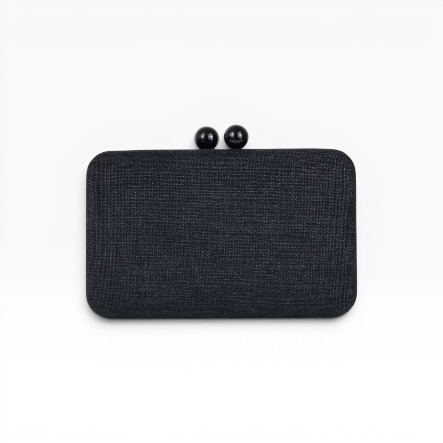 Bolsa Festa Clutch Tecido Preta