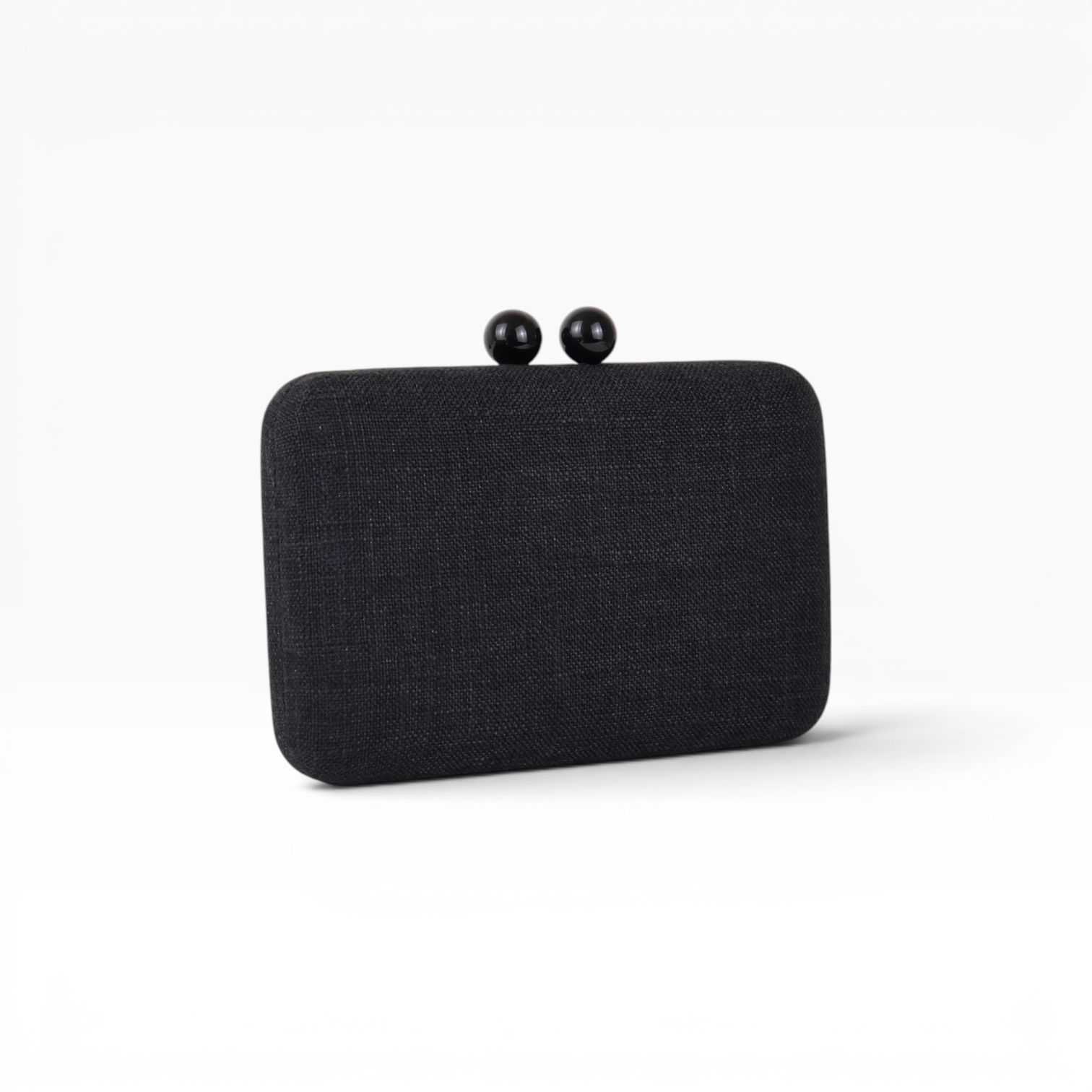 Bolsa Festa Clutch Tecido Preta