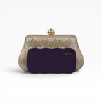 Bolsa Festa Clutch Vidrilhos Dourada