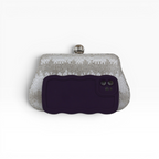 Bolsa Festa Clutch Vidrilhos Prateada