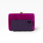 Bolsa de Festa Clutch Acrílico Fúcsia